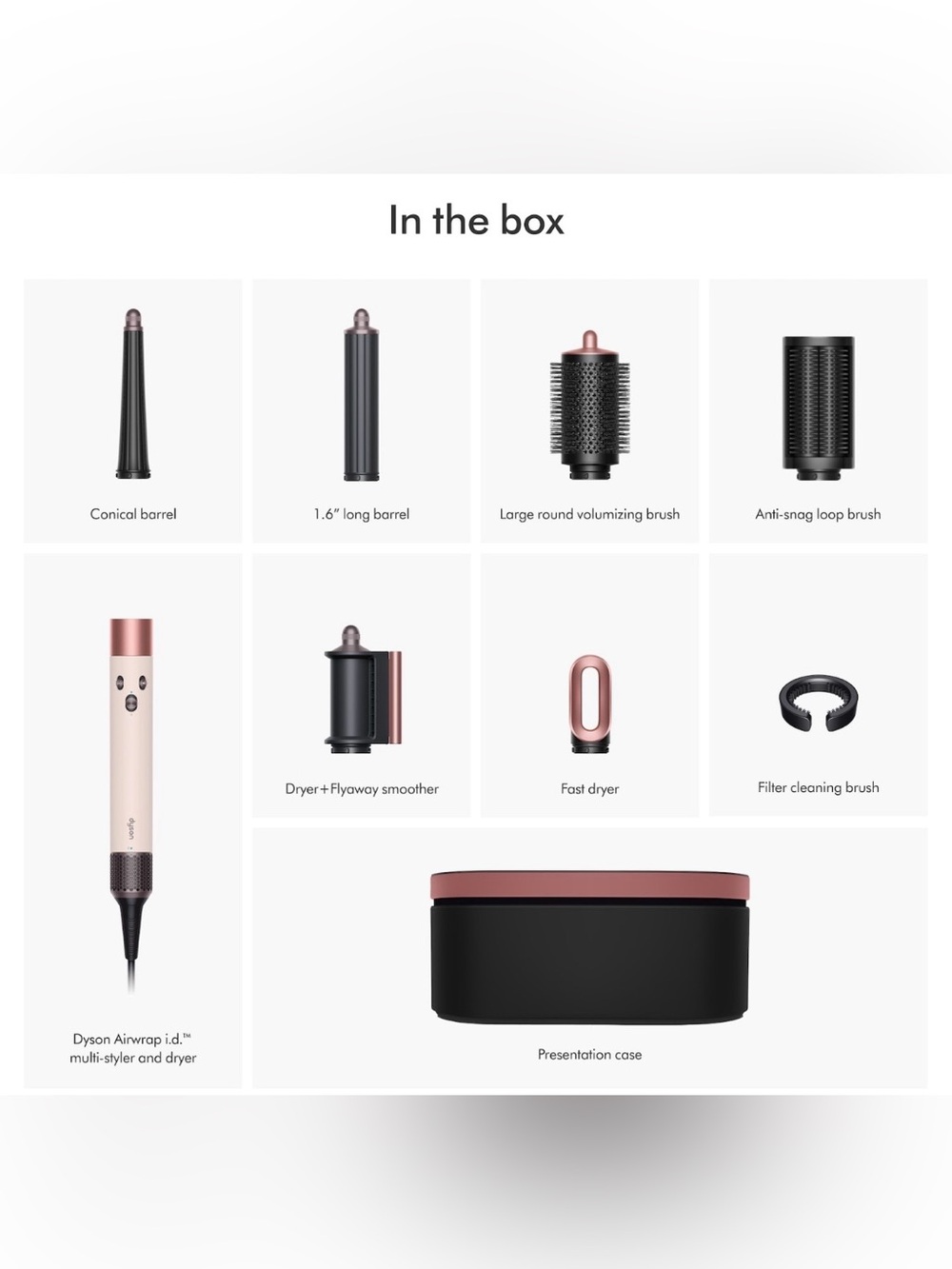 Dyson Airwrap i.d. Multistyler in Pink and Rose Gold NEW - Picture 3 of 3